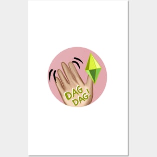 Dag Dag! Sims 4 Design Posters and Art